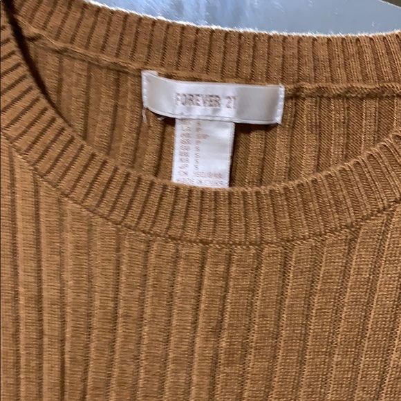 Nwot forever 21 ribbed sweater tunic medium - Picture 6 of 6
